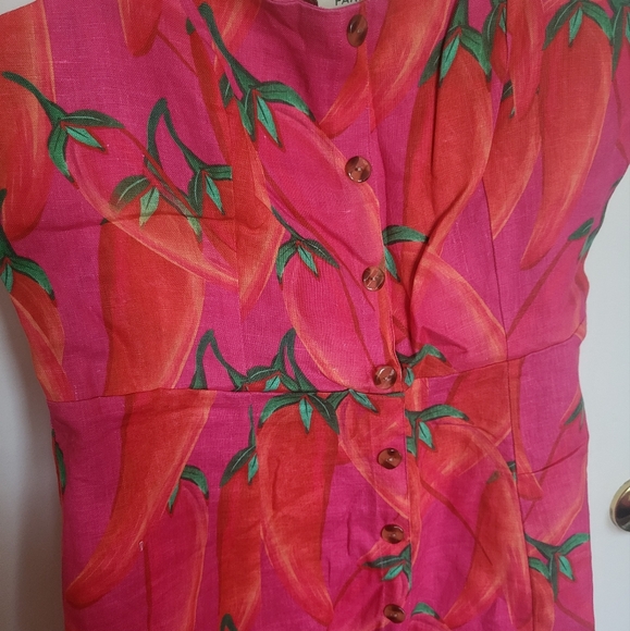 FARM Rio Tropical Linen Mini Dress - Picture 3 of 4